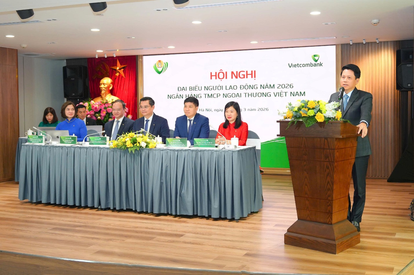 Hội nghị Đại biểu người lao động Vietcombank 2026: Tiếp tục giữ vững vai trò ngân hàng thương mại hàng đầu của Việt Nam