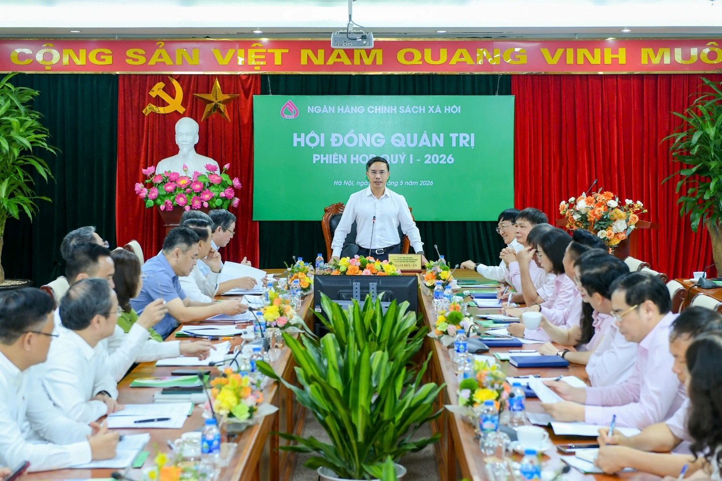 Hội đồng quản trị Ngân hàng Chính sách xã hội Việt Nam họp phiên thường kỳ quý I/2026