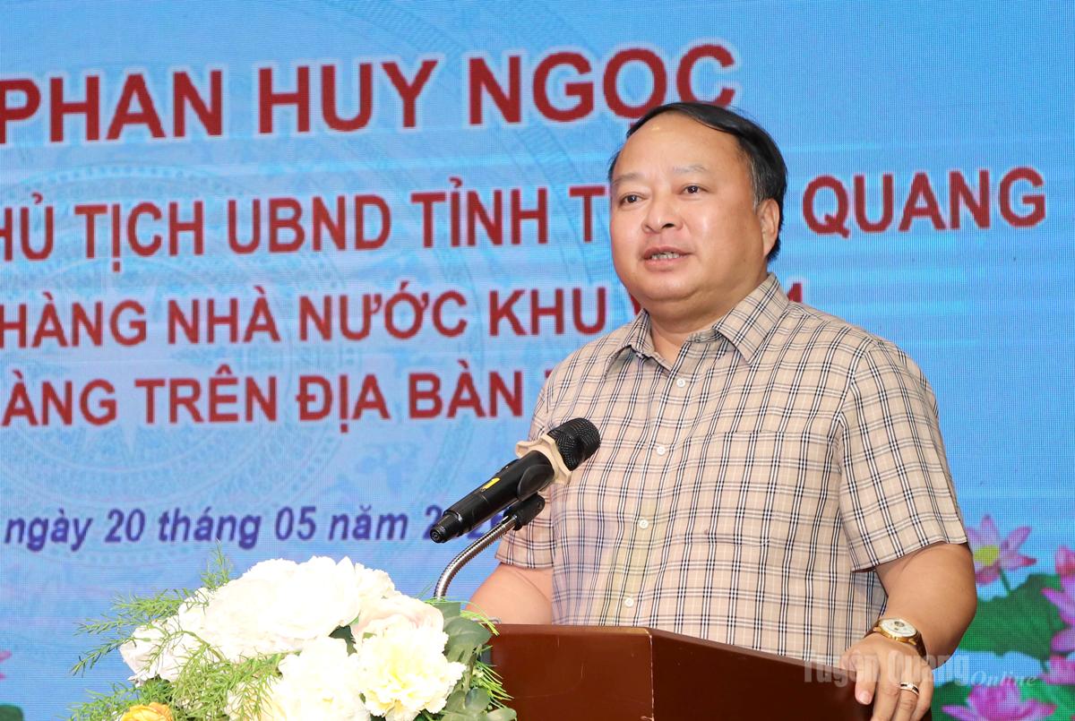 NHNN Khu vực 4 làm việc với Chủ tịch UBND tỉnh Tuyên Quang