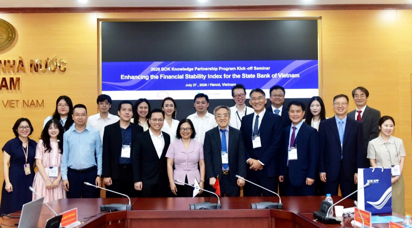 Ngân hàng Nhà nước Việt Nam và Ngân hàng Trung ương Hàn Quốc chính thức khởi động Chương trình Đối tác chia sẻ kiến thức năm 2026
