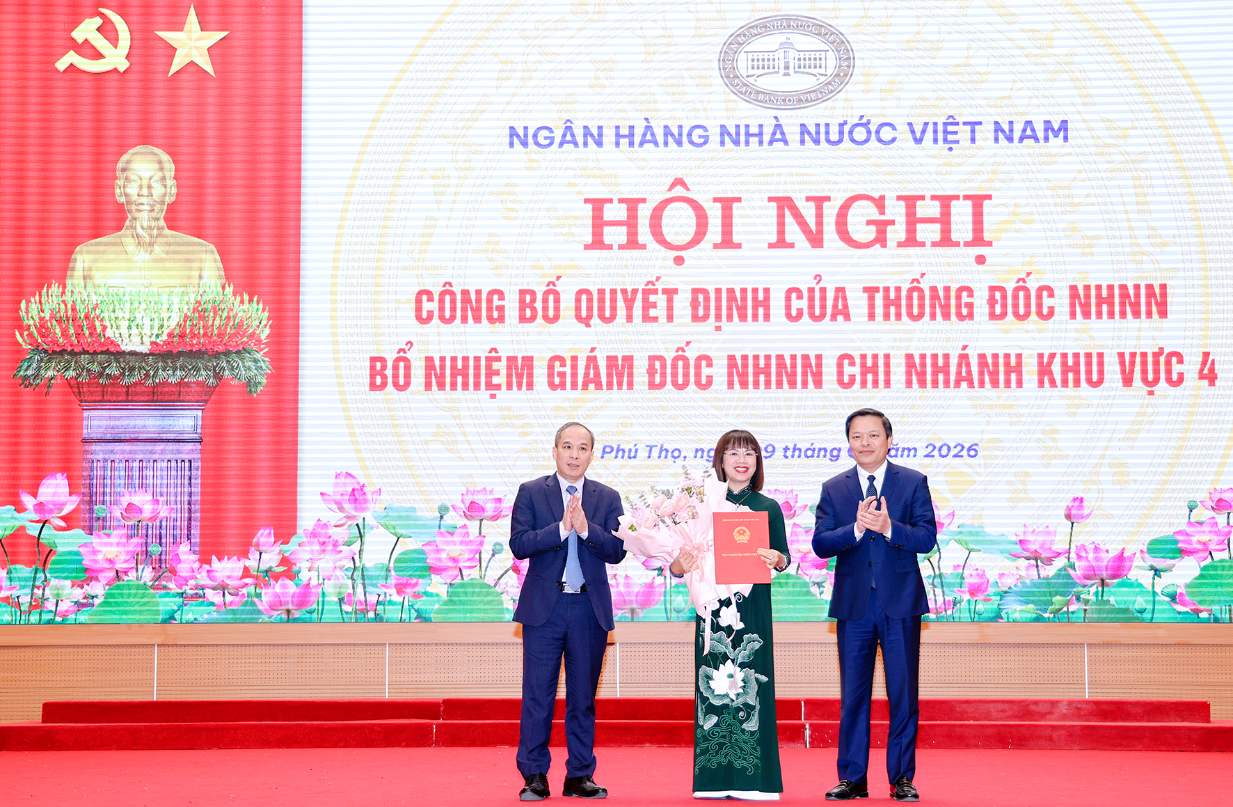 ​Bổ nhiệm Giám đốc Ngân hàng Nhà nước Chi nhánh Khu vực 4