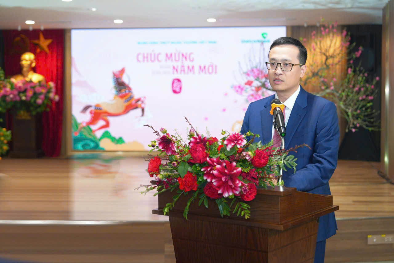 Phó Thống đốc Phạm Quang Dũng phát biểu tại buổi thăm và làm việc