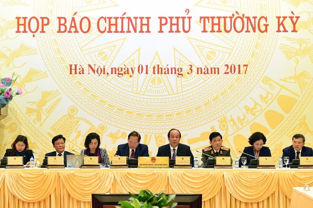 Họp báo CP tháng 3/2017