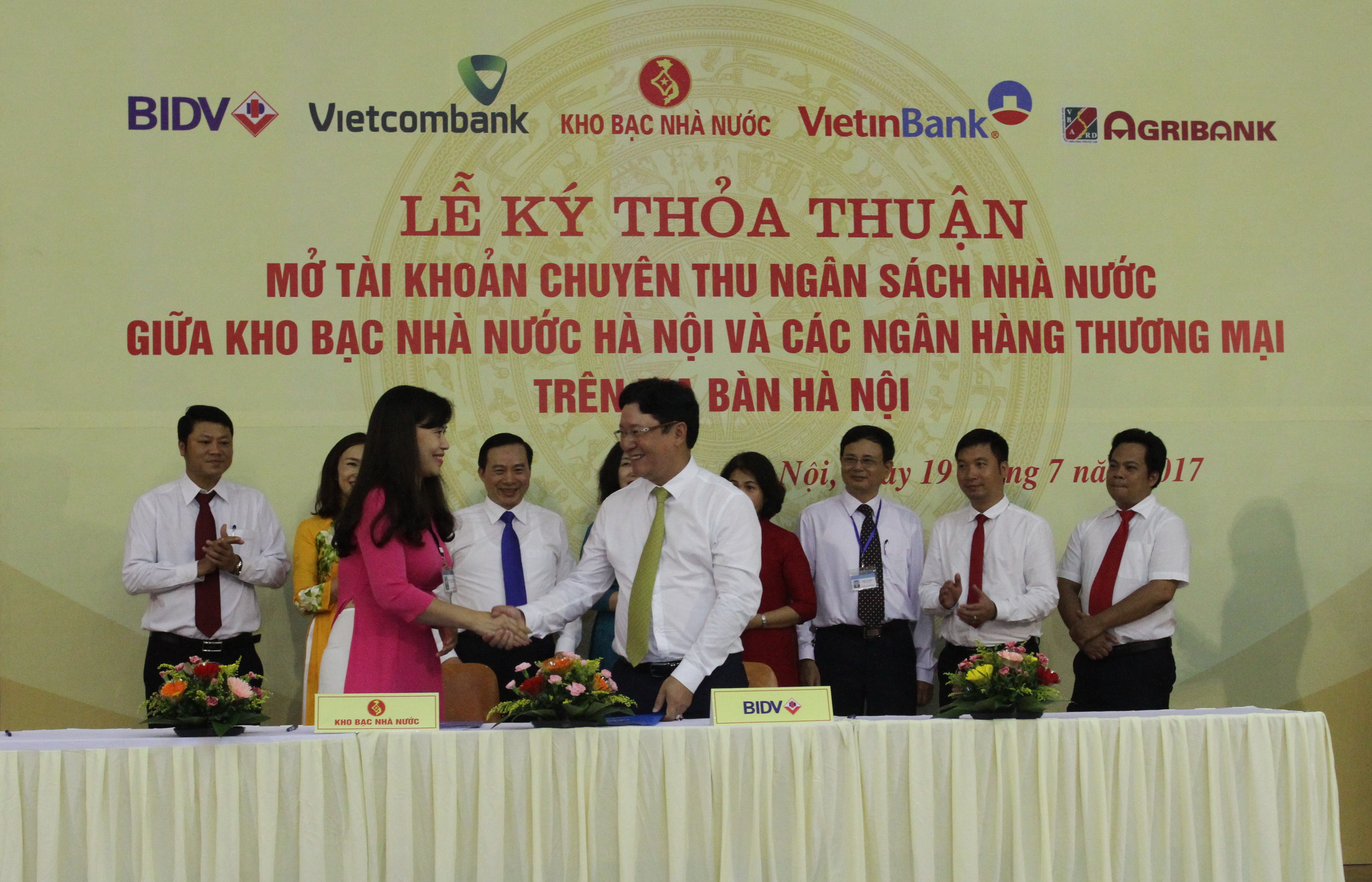 BIDV và Kho bạc Nhà nước ký kết Thỏa thuận phối hợp thu Ngân sách Nhà nước trên địa bàn Hà Nội