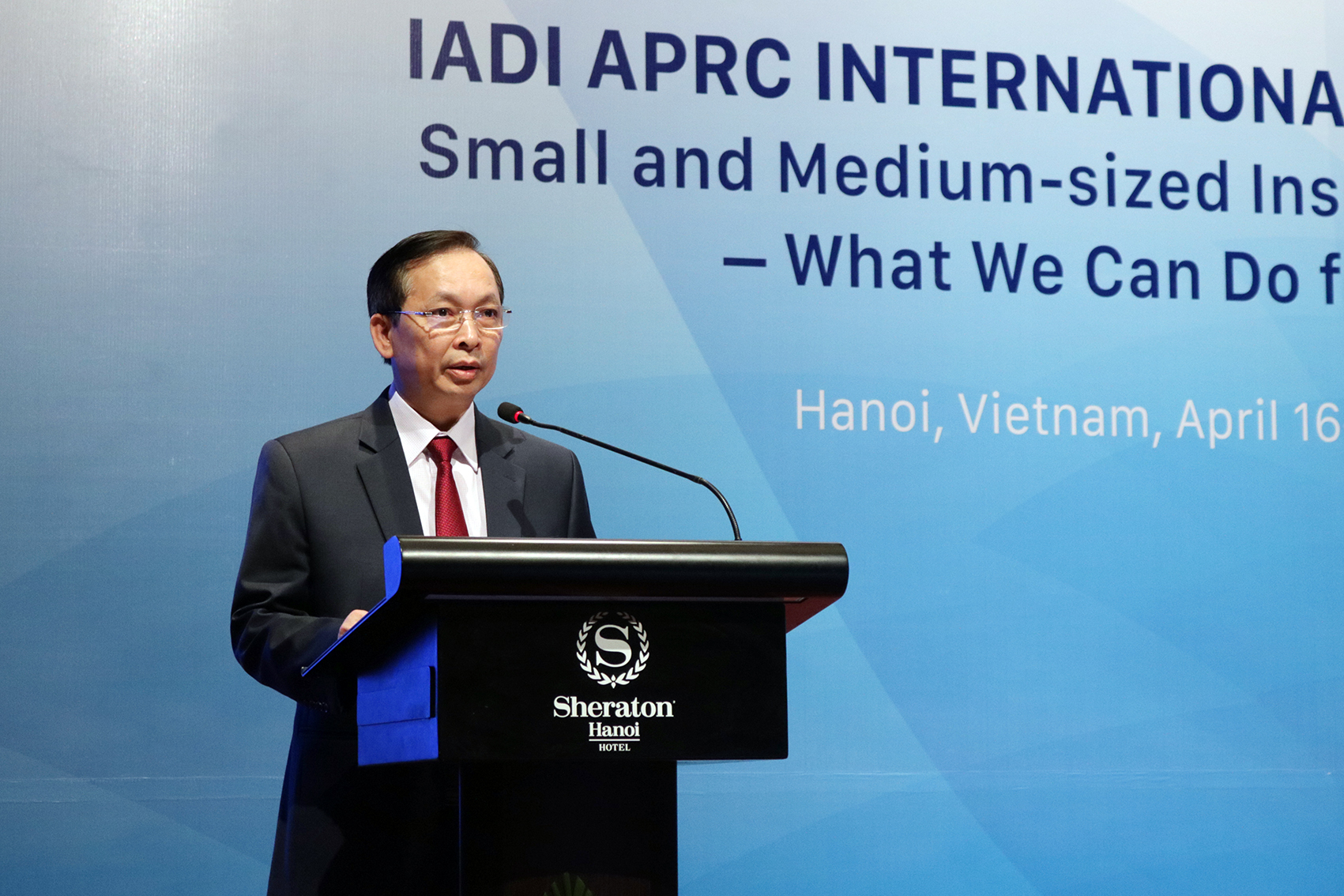Phó Thống đốc NHNN Đào Minh Tú phát biểu khai mạc Hội thảo