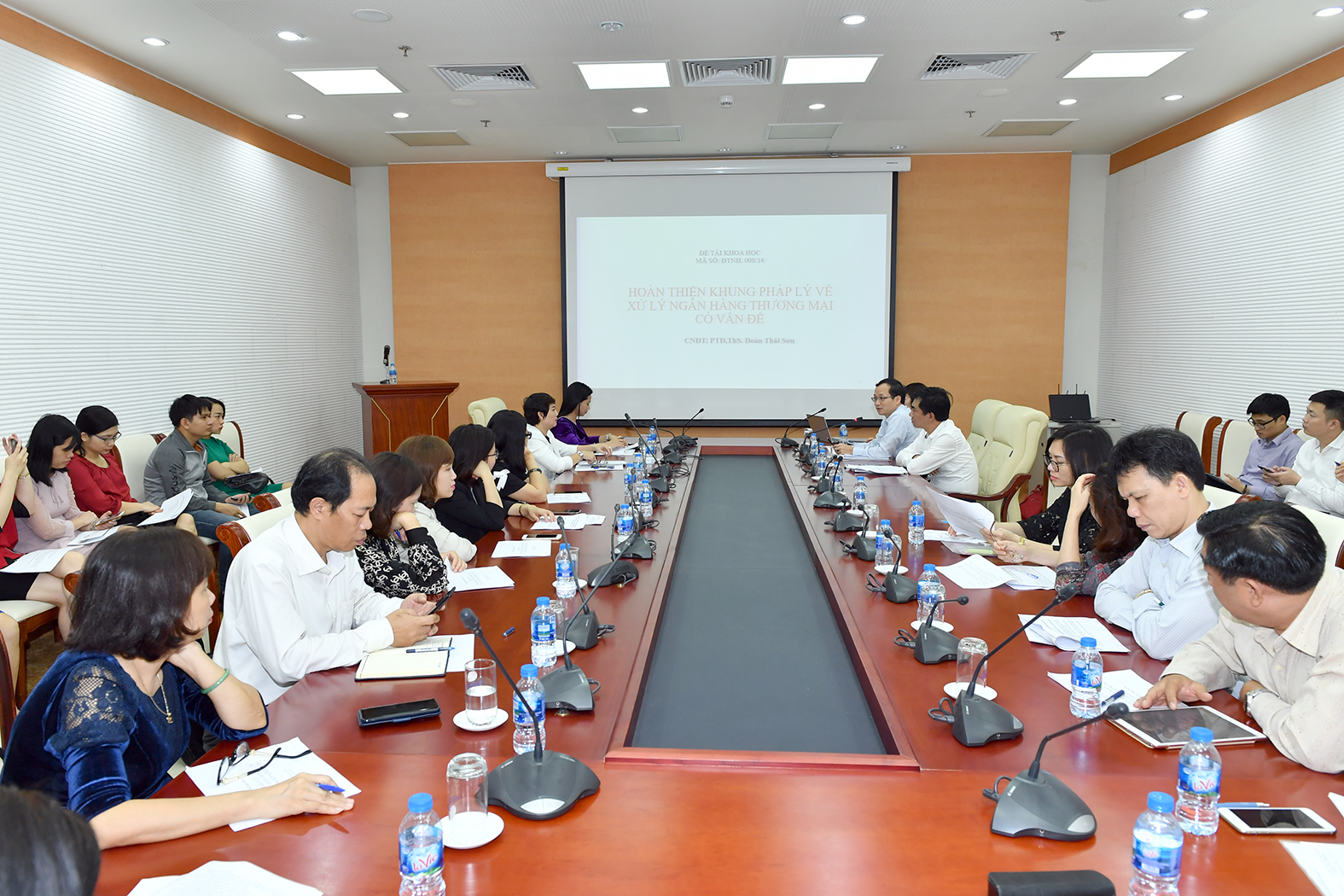 Ảnh: Hội thảo giới thiệu đề tài NCKH