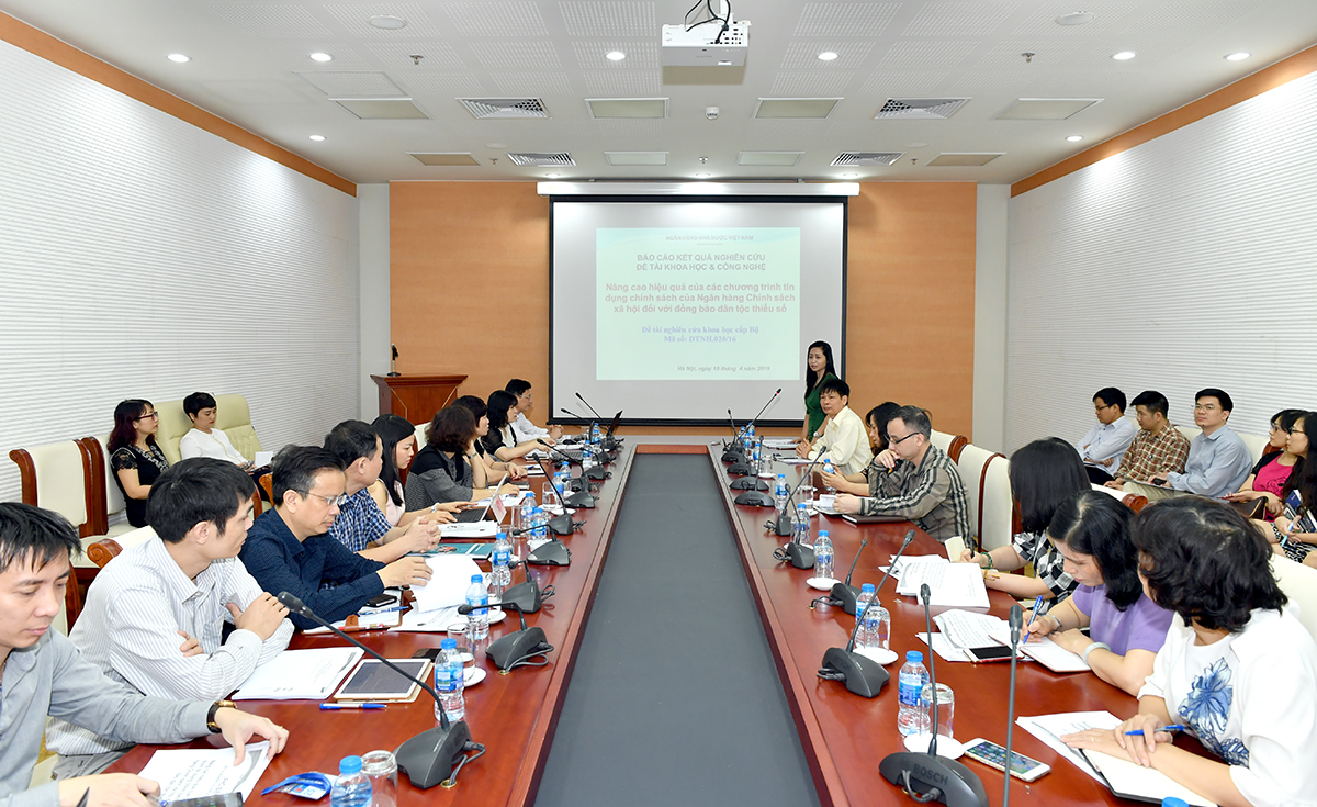 Hội thảo khoa học về nghiên cứu chính sách tín dụng dành cho đồng bào dân tộc thiểu số