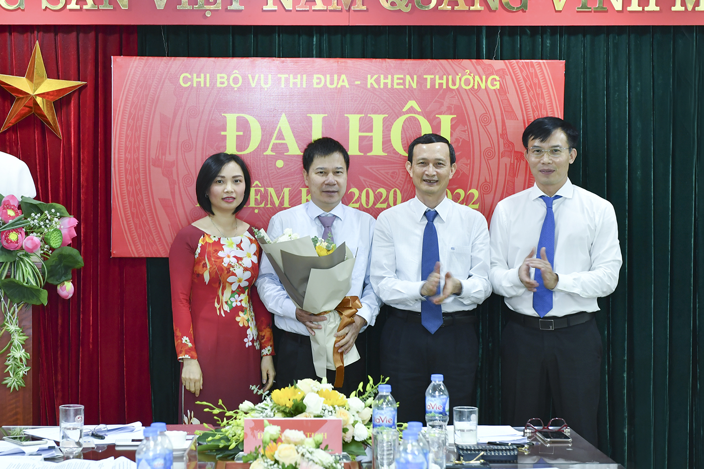 BCH Đại hội Chi bộ Vụ Thi đua - Khen thưởng nhiệm kỳ 2020-2022