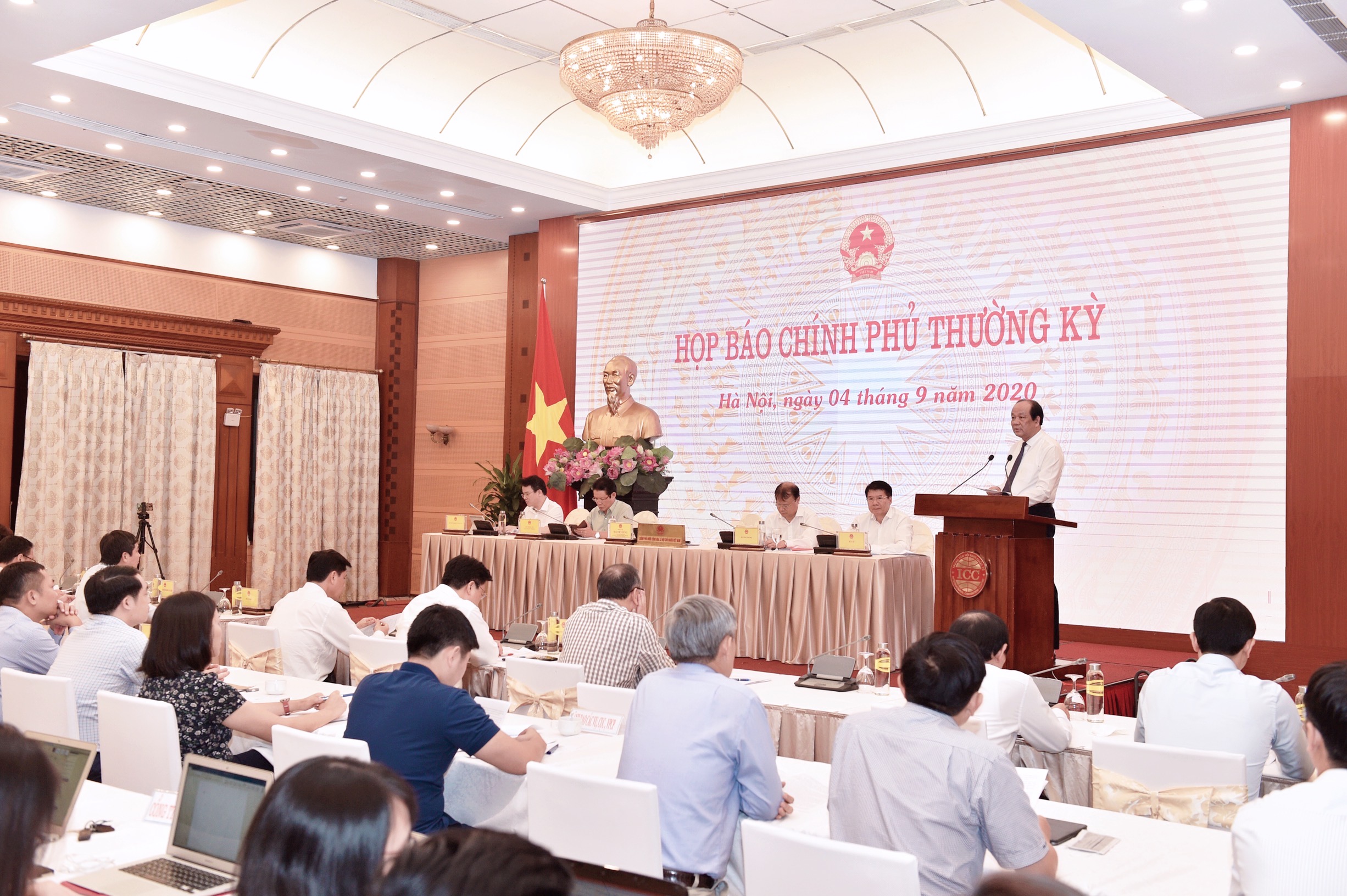 Quang cảnh buổi họp báo