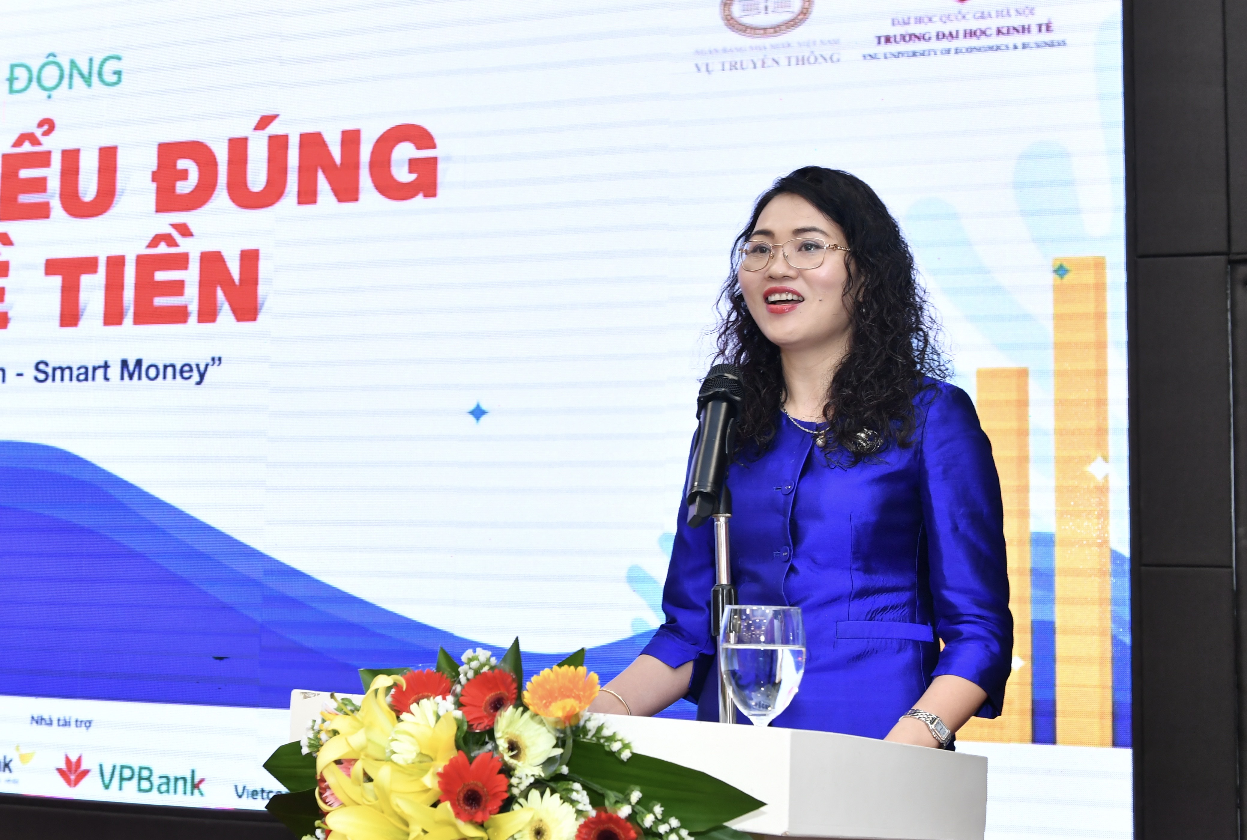 Bà Lê Thị Thúy Sen - Vụ Trưởng Vụ Truyền thông phát biểu tại lễ phát động