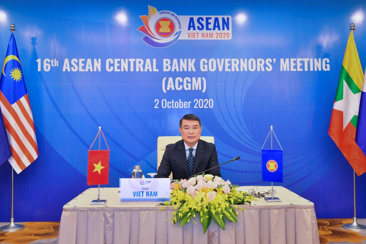 SBV Governor Le Minh Hung presides over the 16th ASEAN Central Bank Governors’ Meeting