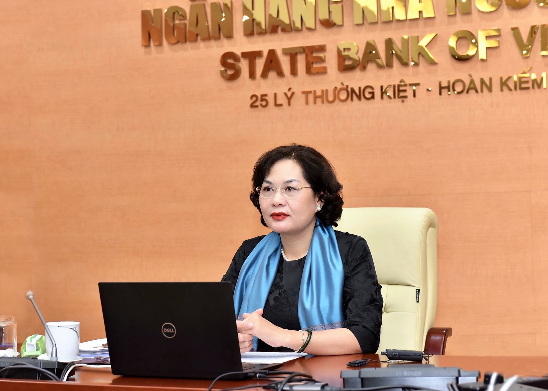 Phó Thống đốc NHNN Nguyễn Thị Hồng phát biểu tại Hội nghị