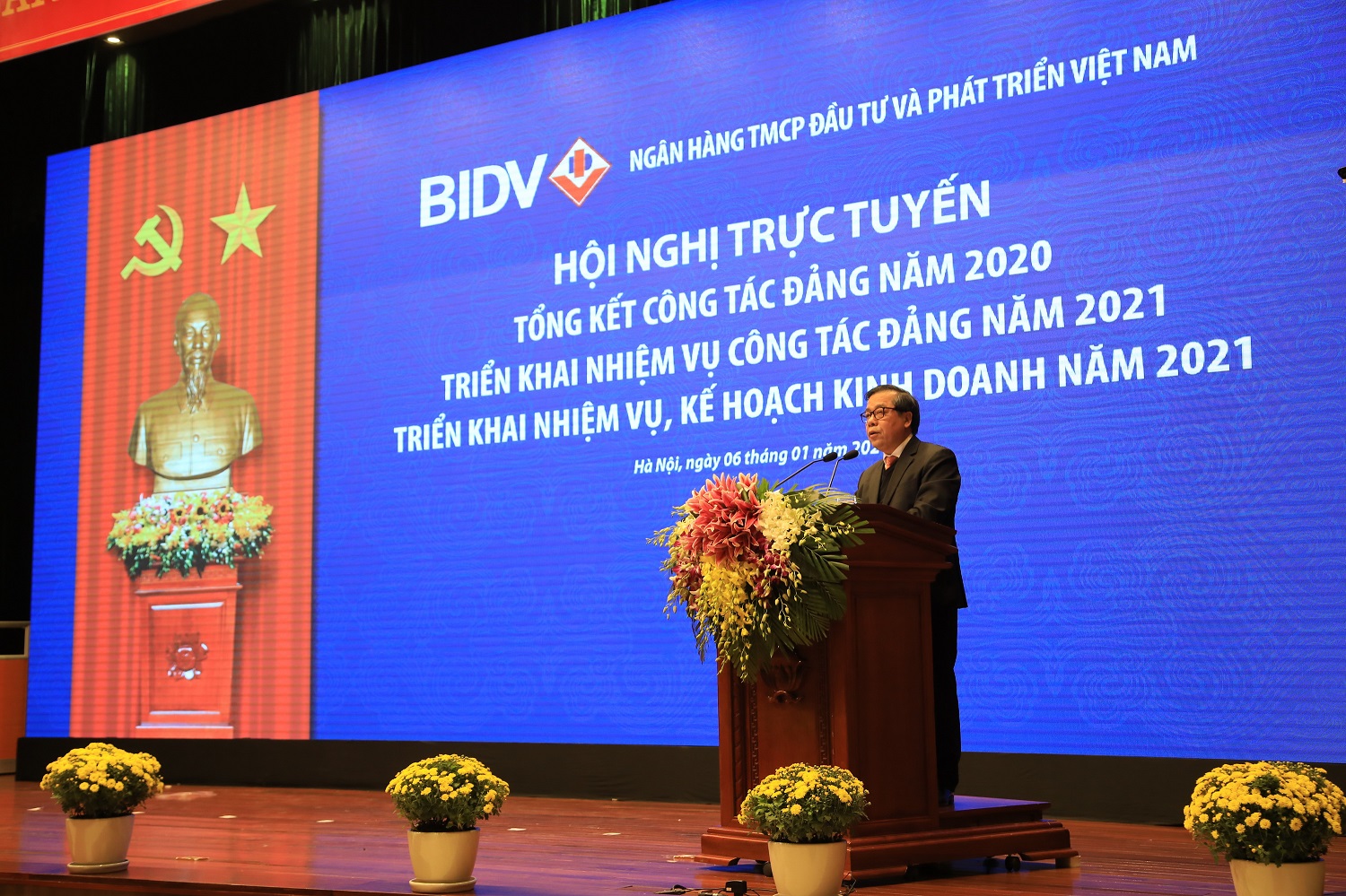 Phó Thống đốc NHNN Nguyễn Kim Anh phát biểu chỉ đạo hội nghị