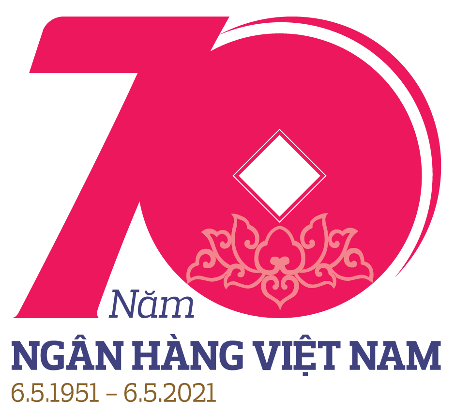 Ảnh: Biểu trưng 70 năm Ngân hàng Việt Nam