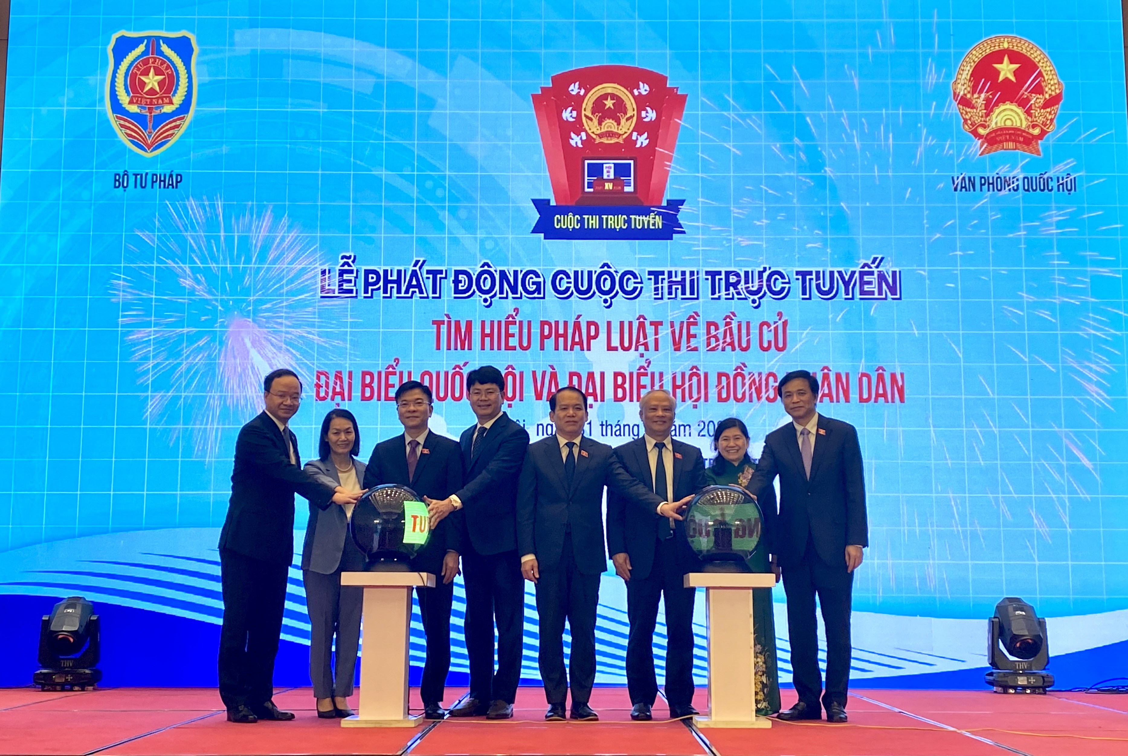 Bộ Tư pháp chủ trì, phối hợp với Văn phòng Quốc hội tổ chức Lễ phát động Cuộc thi