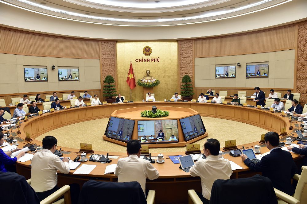 Quang cảnh phiên họp Chính phủ