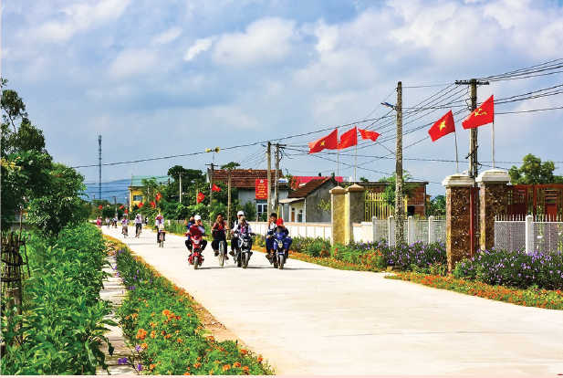 Vốn tín dụng ngân hàng là nguồn lực quan trọng góp phần hoàn thành sớm các mục tiêu của Chương trình mục tiêu quốc gia xây dựng nông thôn mới