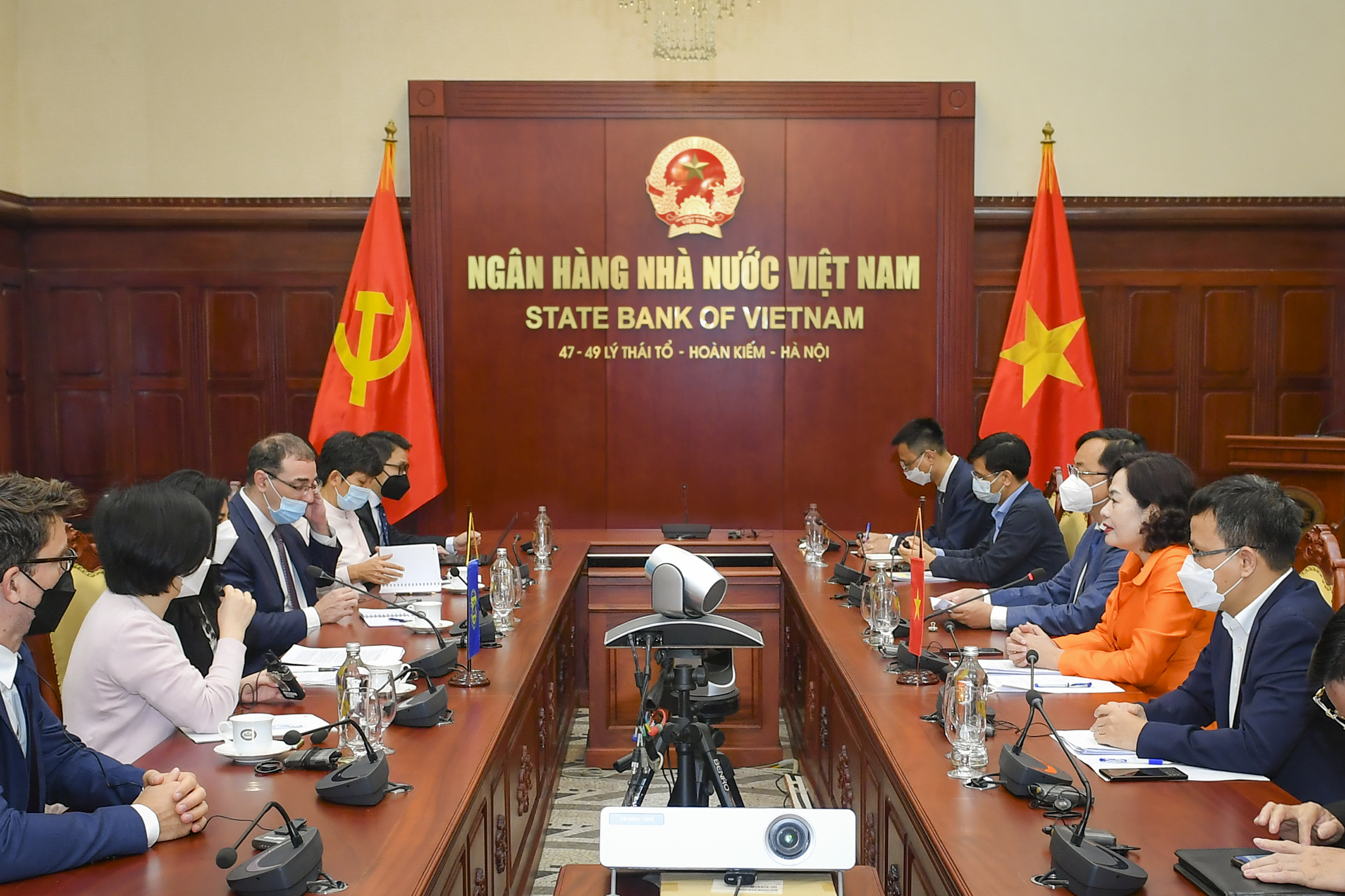 Quang cảnh buổi tiếp.