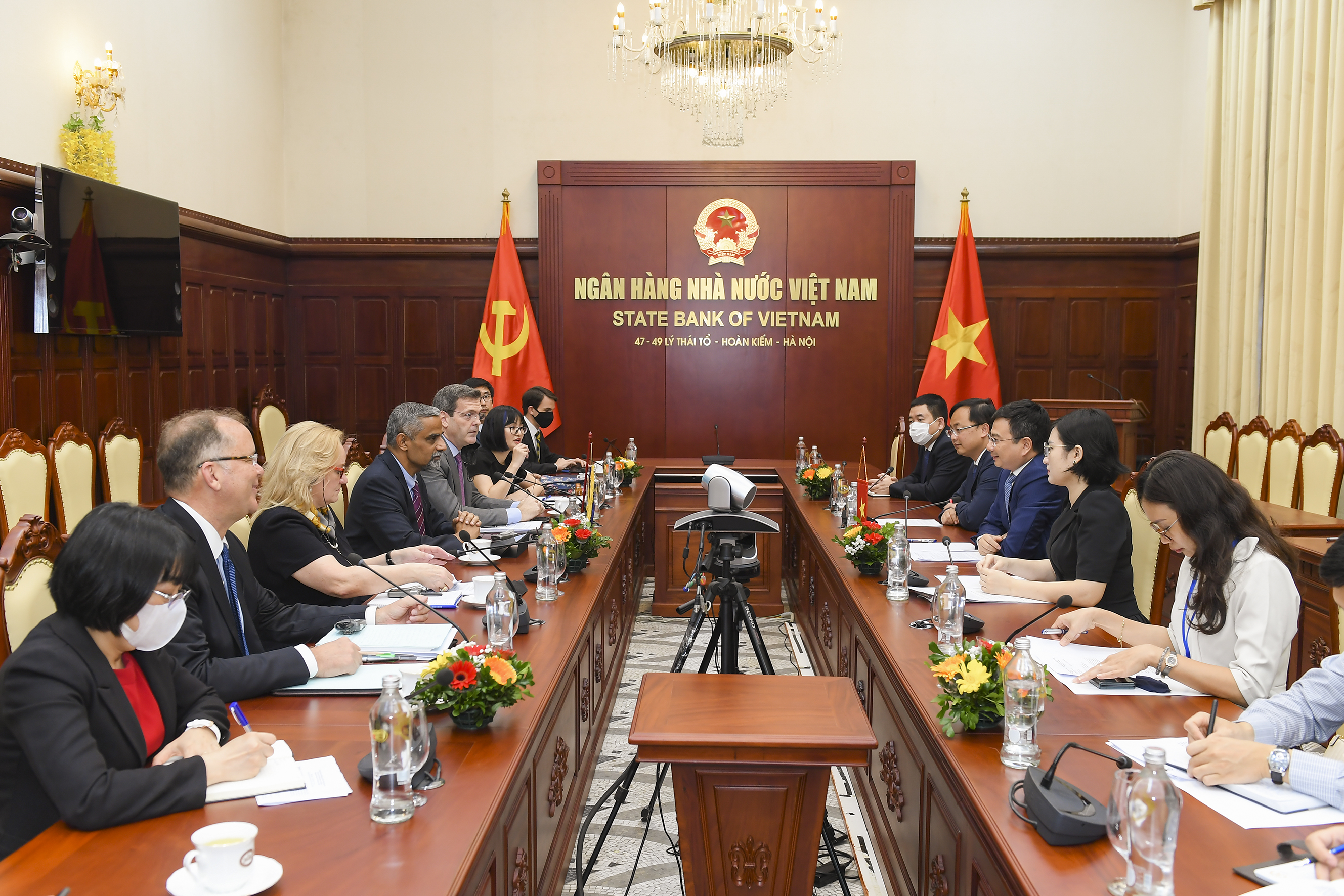 Quang cảnh buổi tiếp.