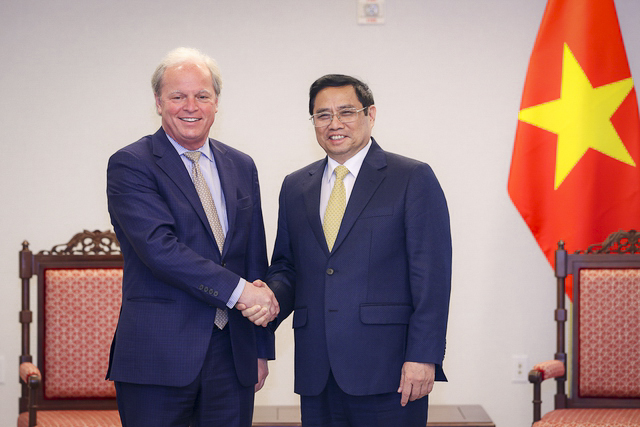 Thủ tướng Chính phủ Phạm Minh Chính tiếp Ông Axel Van Trotsenburg, Tổng Giám đốc Điều hành WB.