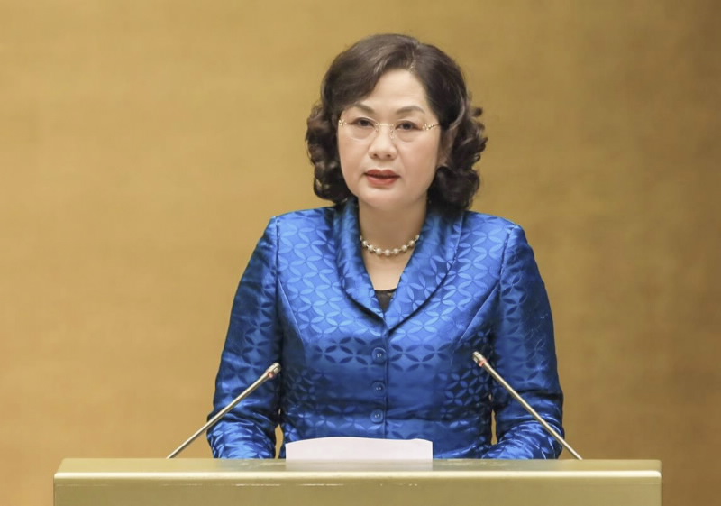 Governor Nguyen Thi Hong reports to the NA on May 25