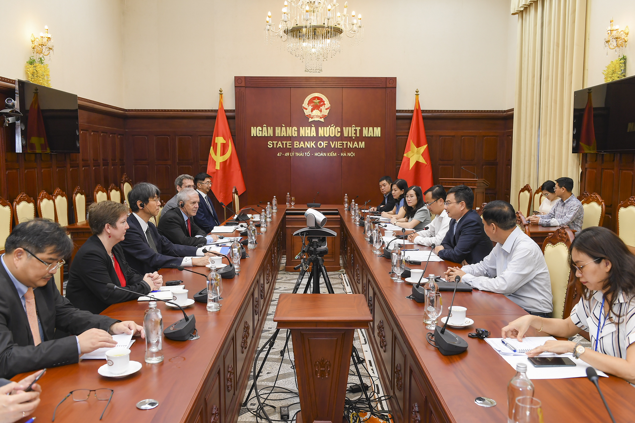 Quang cảnh buổi tiếp.