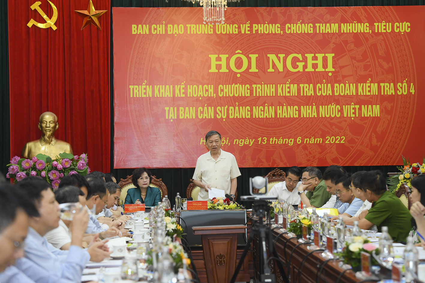 Đại tướng Tô Lâm phát biểu chỉ đạo về công tác kiểm tra