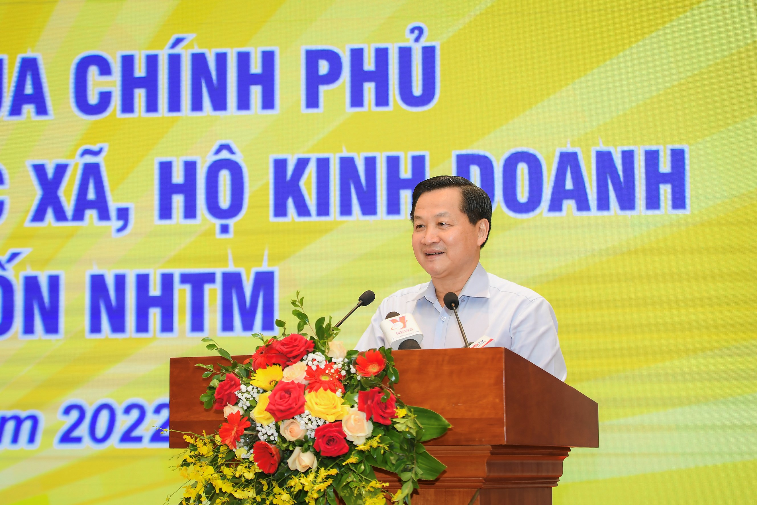 Phó Thủ tướng Lê Minh Khái phát biểu chỉ đạo tại Hội nghị.