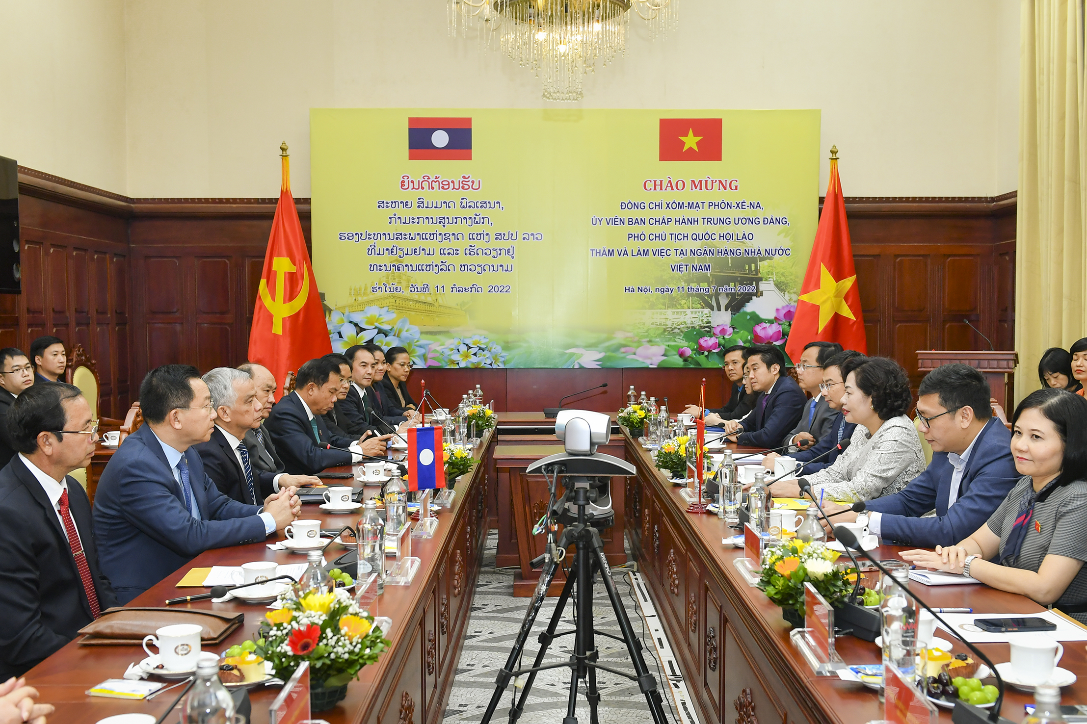 Quang cảnh buổi tiếp.