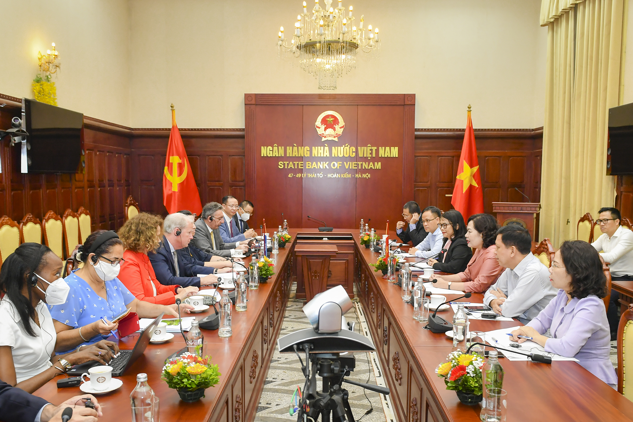 Quang cảnh buổi tiếp.