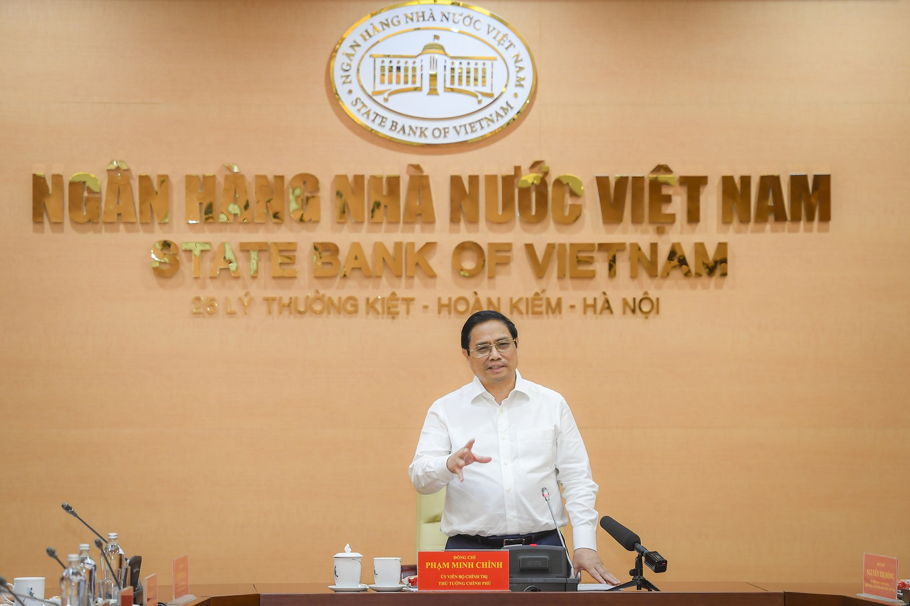 Thủ tướng Phạm Minh Chính phát biểu tại buổi làm việc