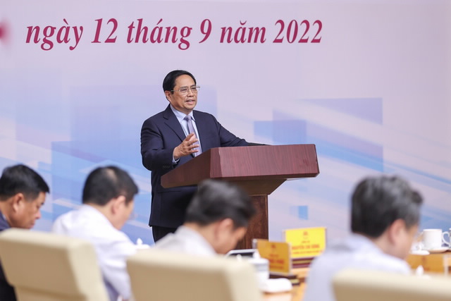 Prime Minister Pham Minh Chinh speaks at the Conference