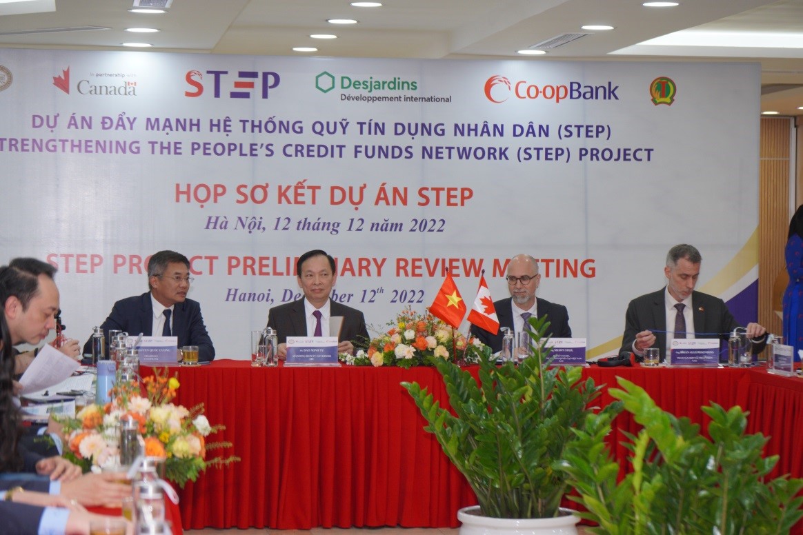Phó Thống đốc thường trực Đào Minh Tú và Đại sứ Canada tại Việt Nam – Shawn Steil dự họp sơ kết Dự án STEP