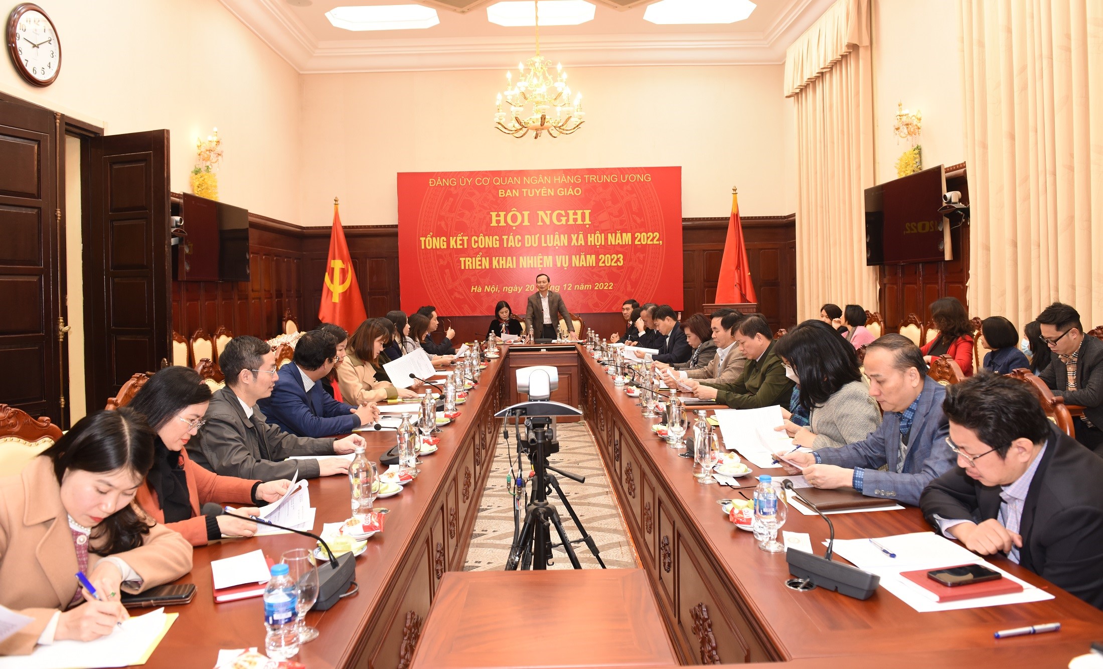 Ban Tuyên giáo Đảng uỷ Cơ quan NHTW Tổng kết Công tác dư luận xã hội năm 2022, triển khai nhiệm vụ năm 2023.