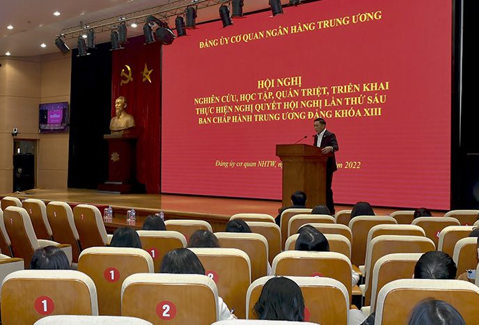 Quang cảnh Hội nghị tại điểm cầu chính