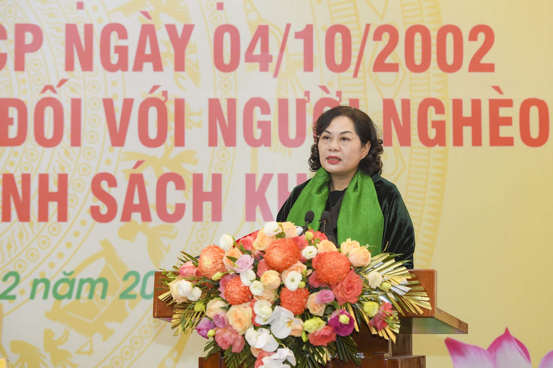 Đ/c Nguyễn Thị Hồng - Thống đốc NHNN kiêm Chủ tịch HĐQT NHCSXH khai mạc Hội nghị