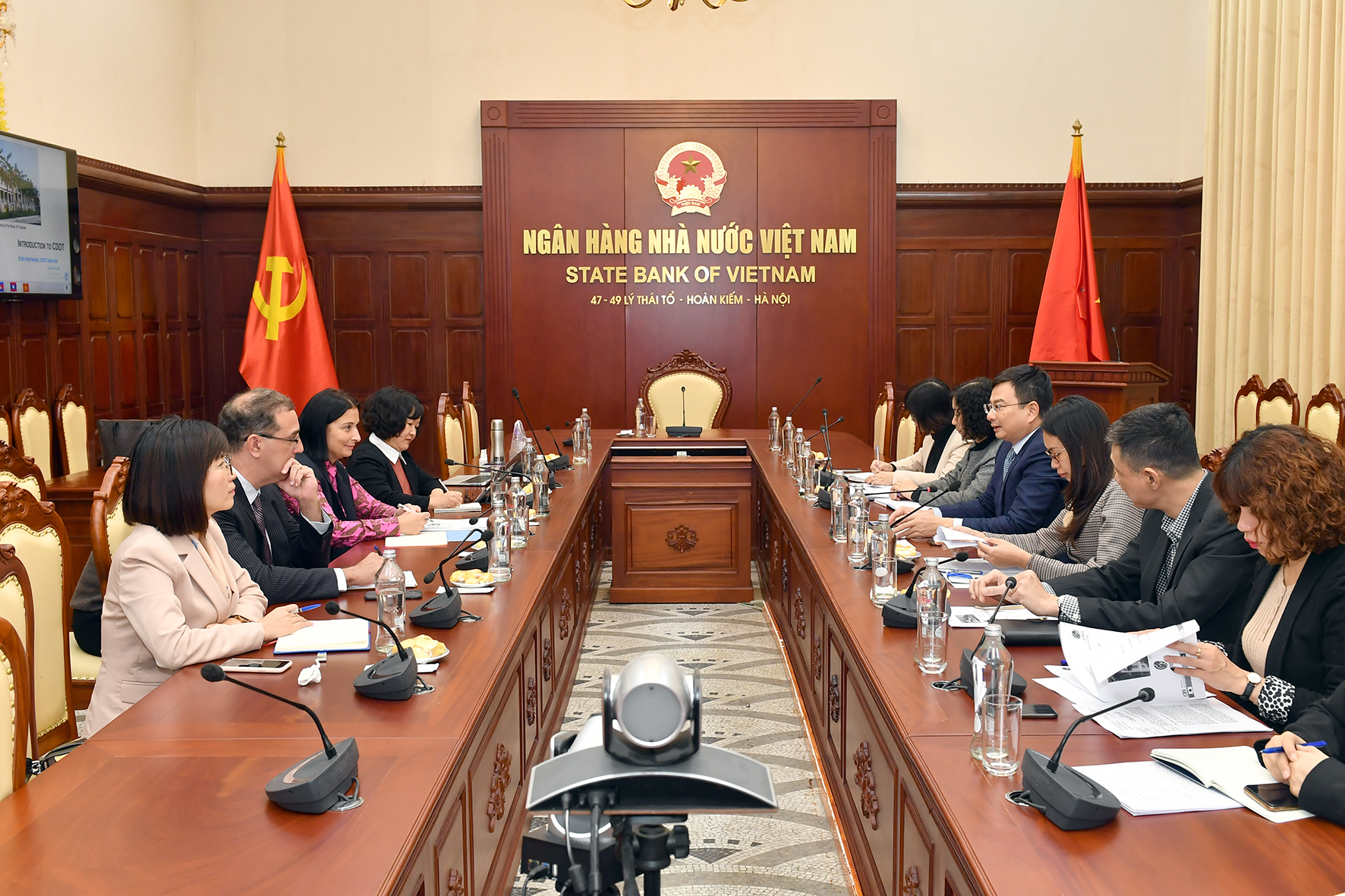 Quang cảnh buổi tiếp.