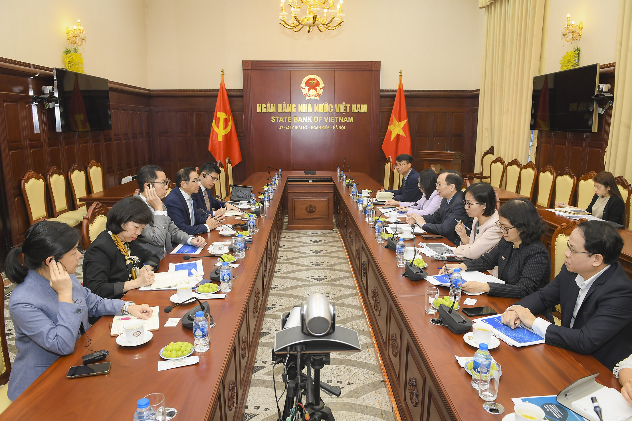Quang cảnh buổi tiếp.