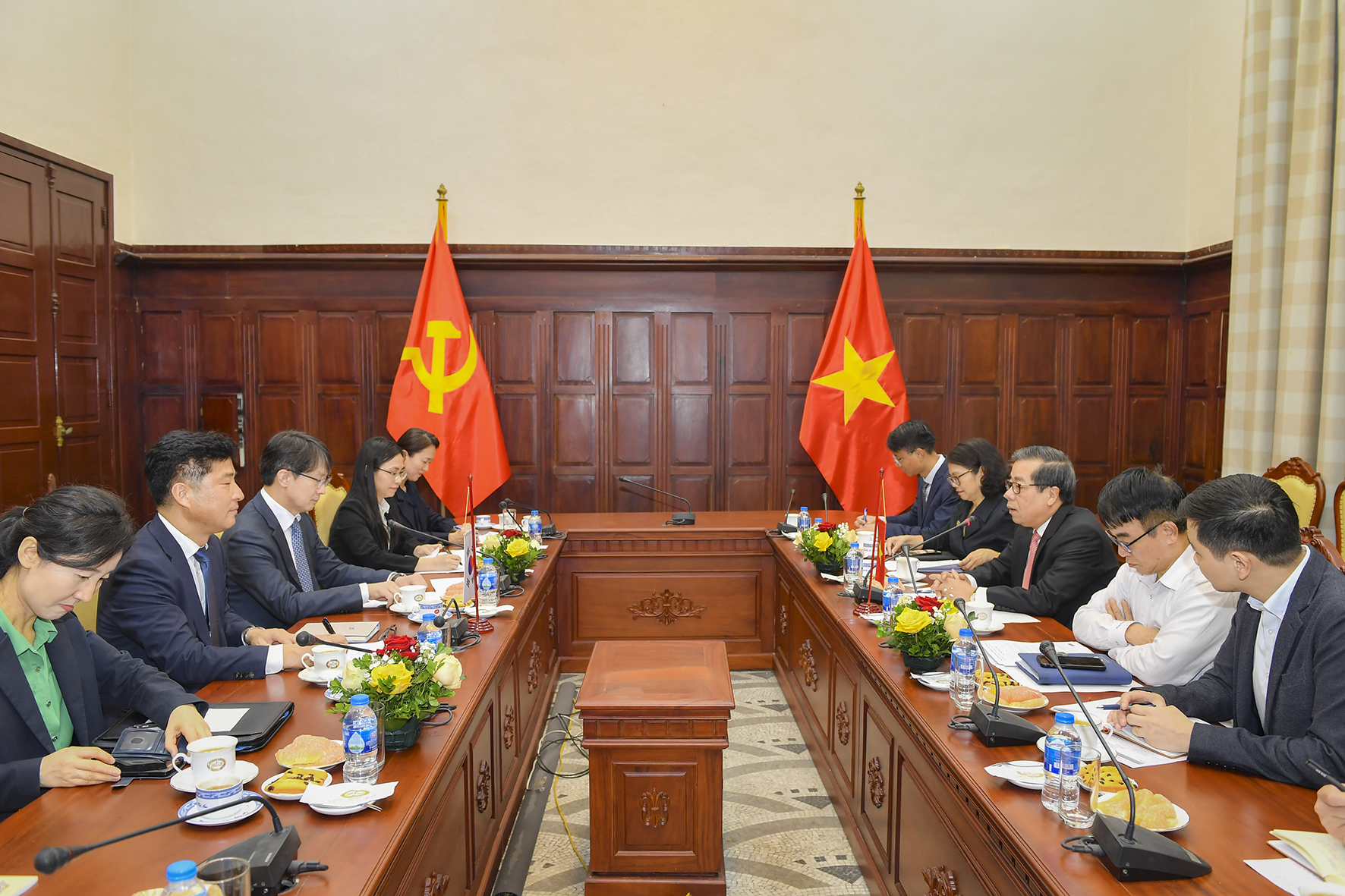 Quang cảnh buổi tiếp.