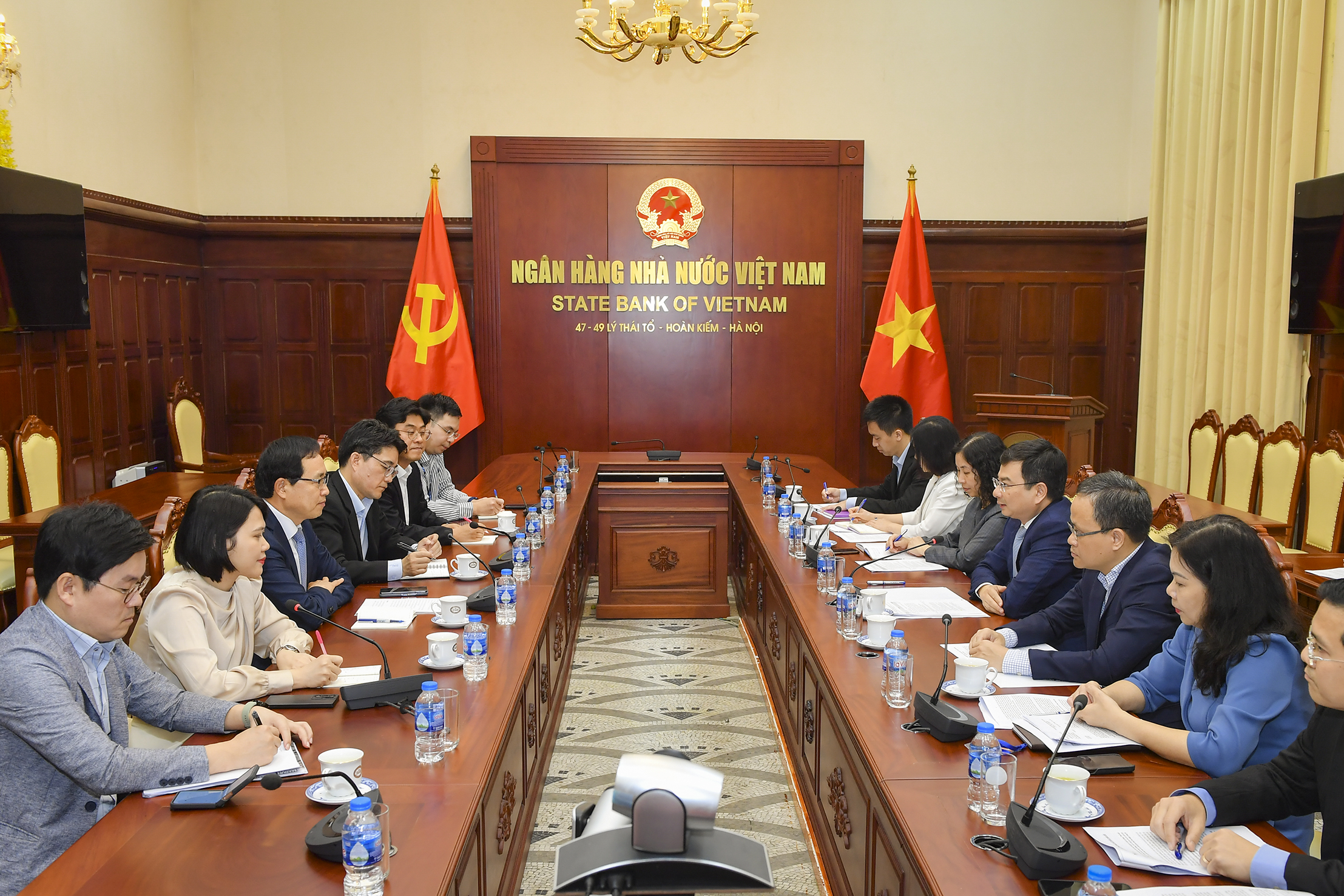 Quang cảnh buổi tiếp.
