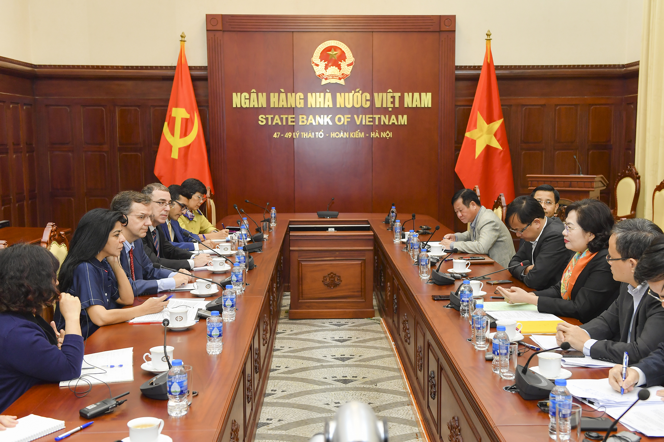 Quang cảnh buổi tiếp.