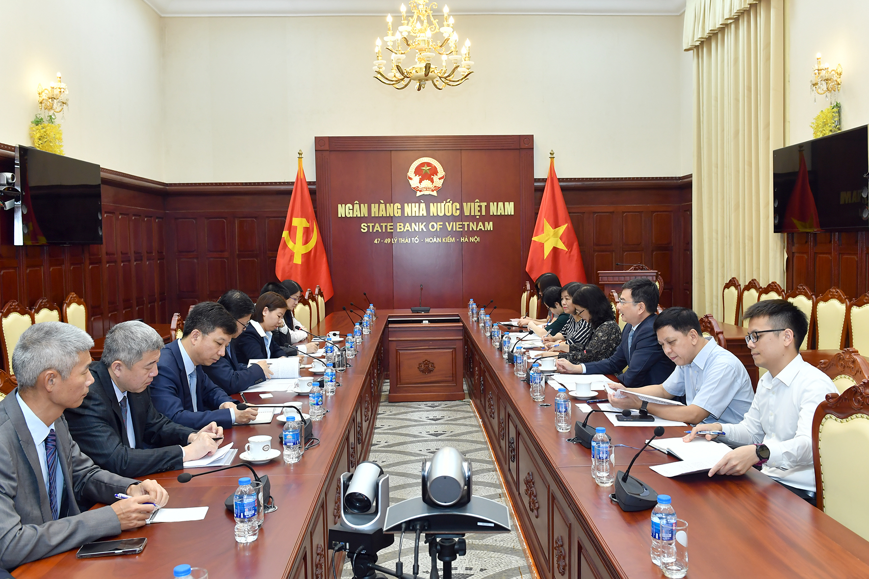 Quang cảnh buổi tiếp