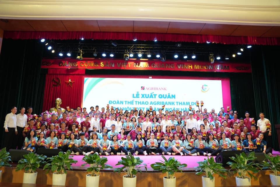 Lễ xuất quân của Đoàn Thể thao Agribank
