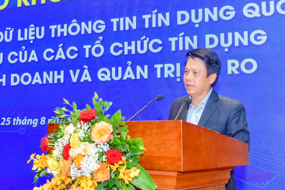 Phó Thống đốc Phạm Tiến Dũng phát biểu khai mạc Hội thảo