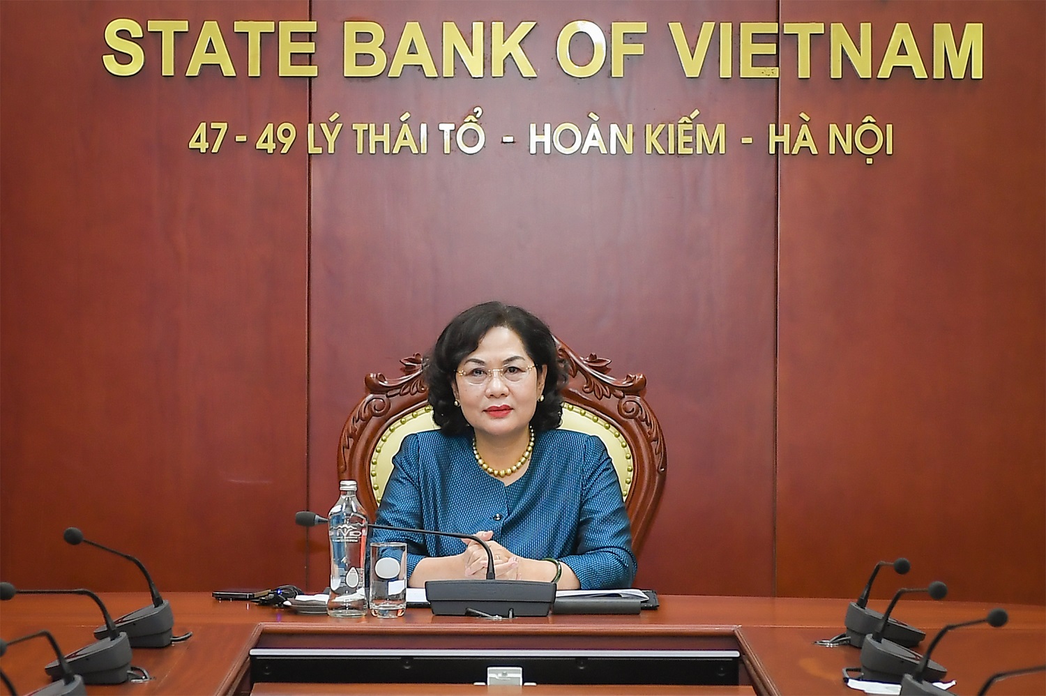 Thống đốc Ngân hàng Nhà nước Nguyễn Thị Hồng tham dự trực tuyến phiên họp định kỳ tháng 9/2023 của Ngân hàng Thanh toán quốc tế