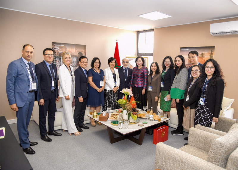 SBV delegation meets the delegation of the Central Bank of Morocco on the sidelines of the IMF/WBG 2023 Annual Meetings