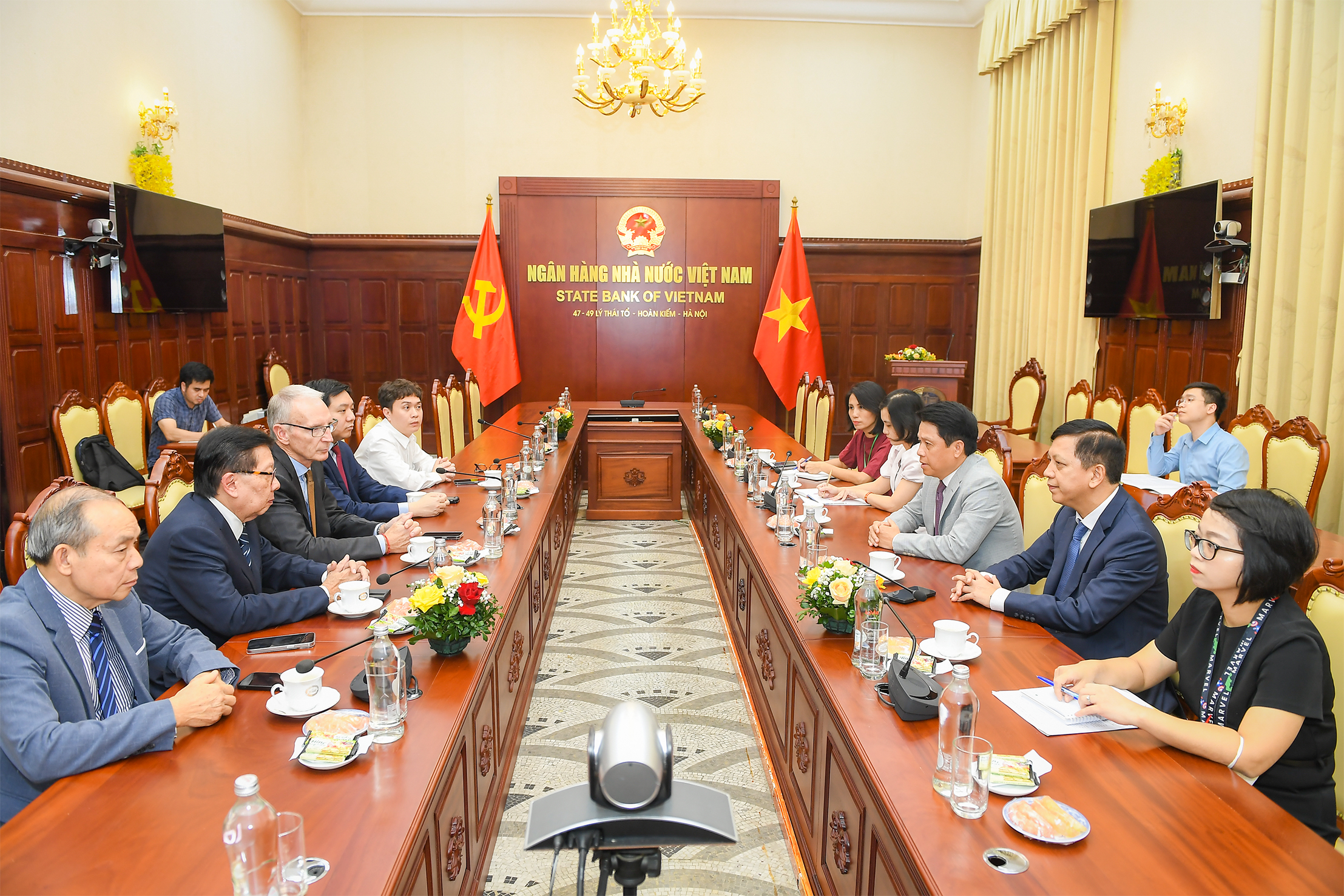 Quang cảnh buổi tiếp