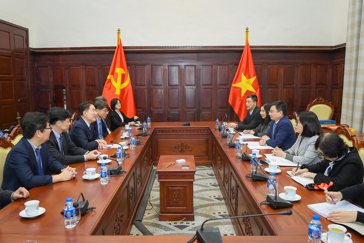 Toàn cảnh buổi tiếp