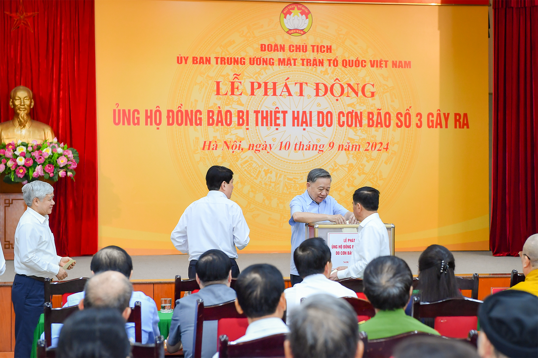 Tổng Bí thư, Chủ tịch nước Tô Lâm ủng hộ đồng bào bị thiệt hại do bão số 3
