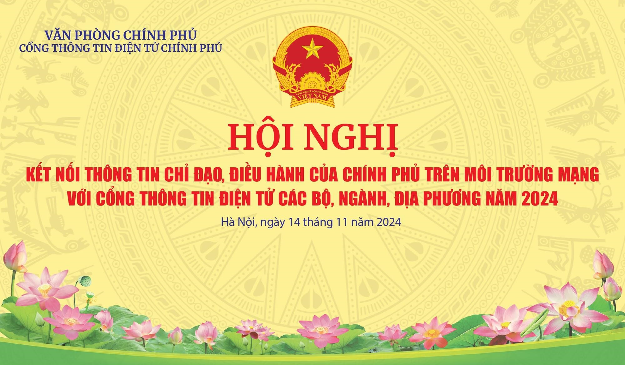 Hội nghị trực tuyến do CTTĐT Chính phủ, Văn phòng Chính phủ chủ trì tổ chức